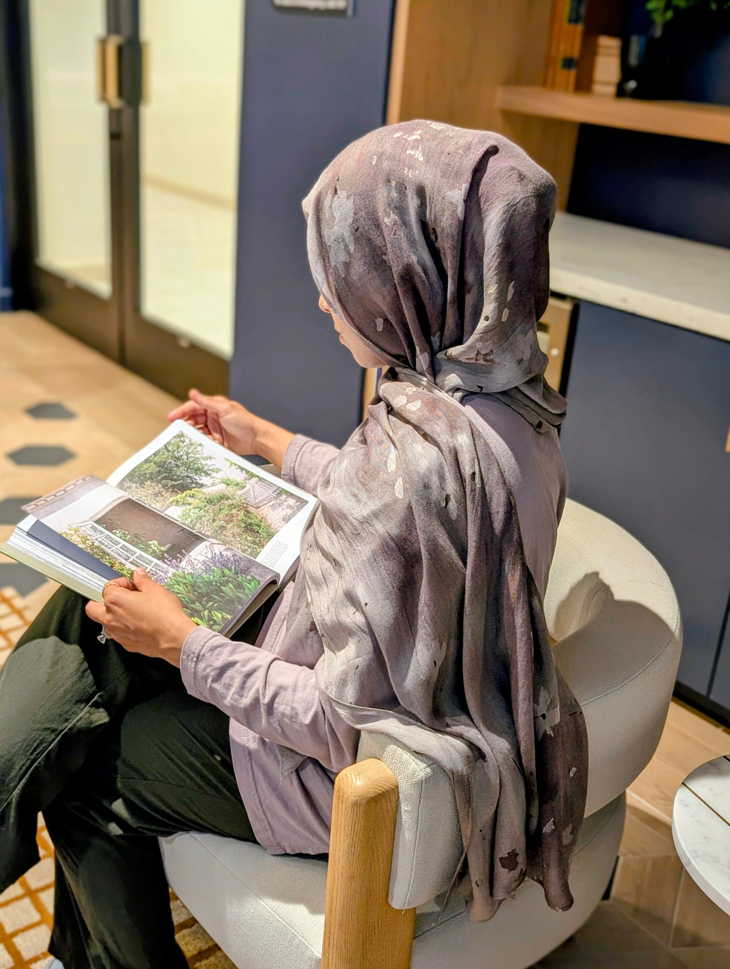Hawaa Botanica: Printed Modal Hijab