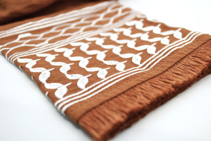 Mommy and Me Keffiyeh Print Abaya: Women